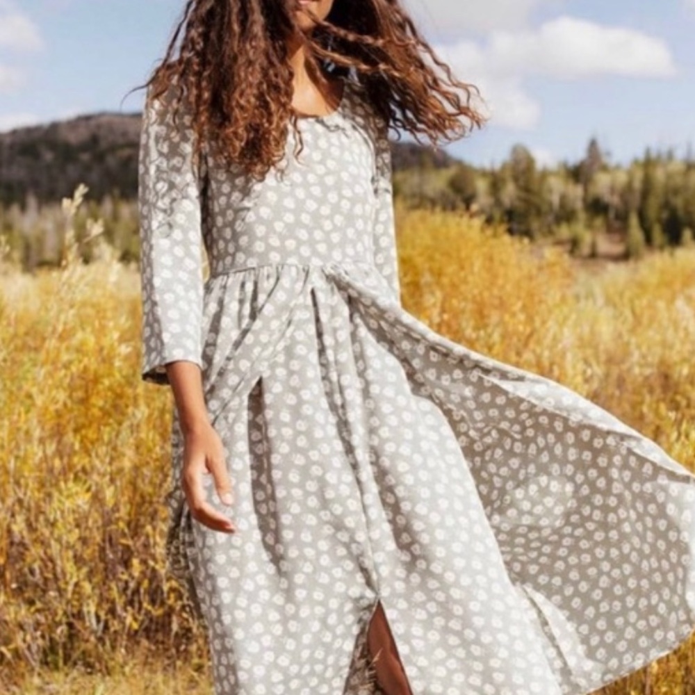Christy Dawn Amelia Dress Small Sage Floral